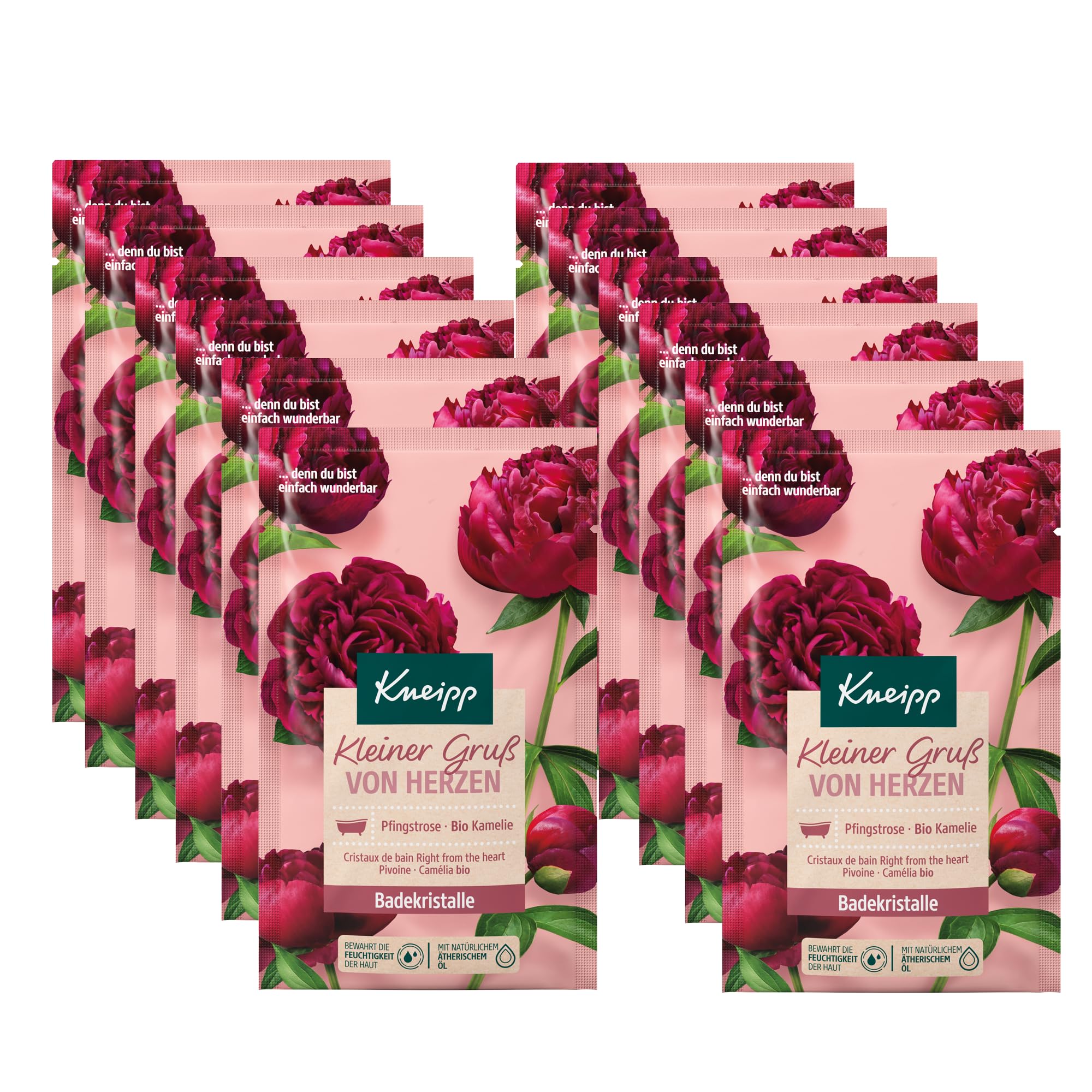 Kneipp Badekristalle Kleiner Gruß von Herzen 12 x 60g